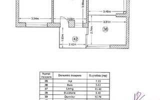 Apartament 3 camere mobilat loc de parcare cu incarcare electrica zona Marriott - Poză 16