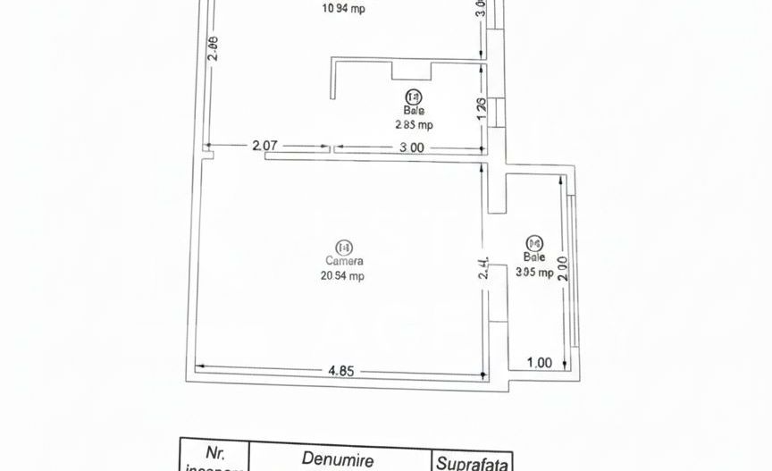 Vânzare apartament 2 camere, zona Freidorf, Timișoara - Schiță 6