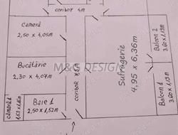 5 camere  Dambovita 2 bai 2 balcoane centrala termica - Poză 6