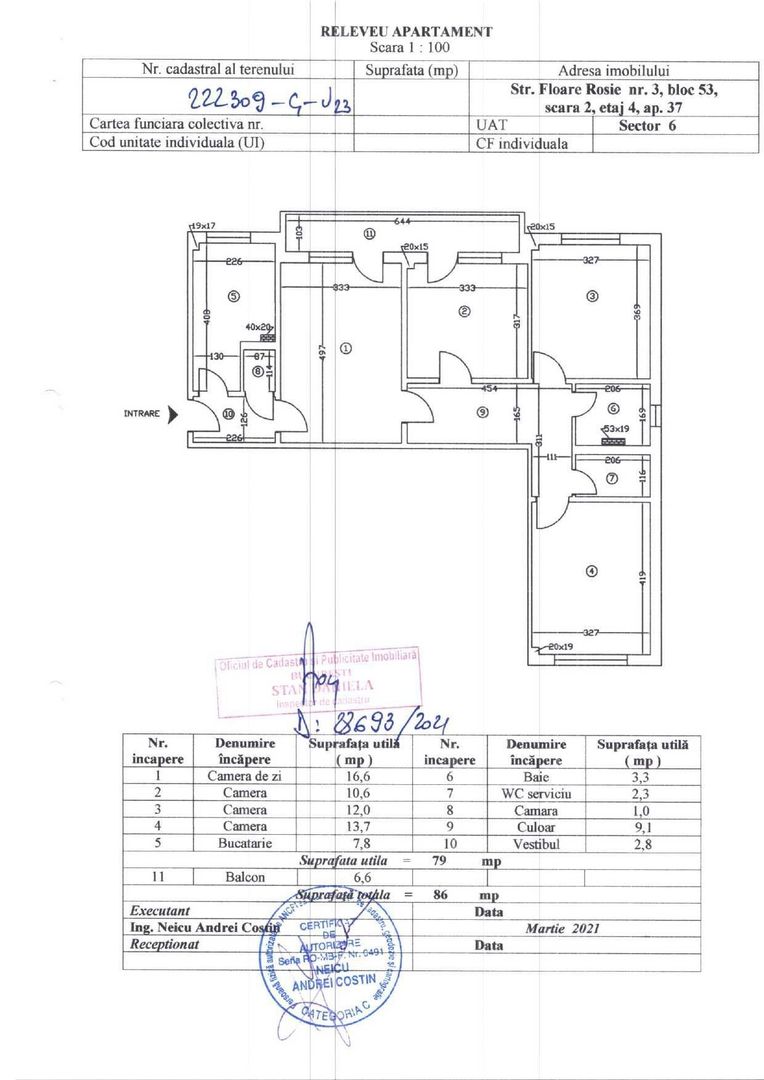 Apartament 4 camere, 2 bai - Gorjului-metrou - DIRECT PROPRIETAR - Poză 8