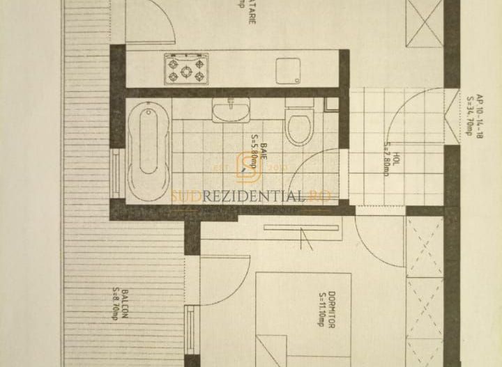 Apartament 2 camere, gata de mutare, La Strada Mall, Popesti-Leordeni - Poză 10