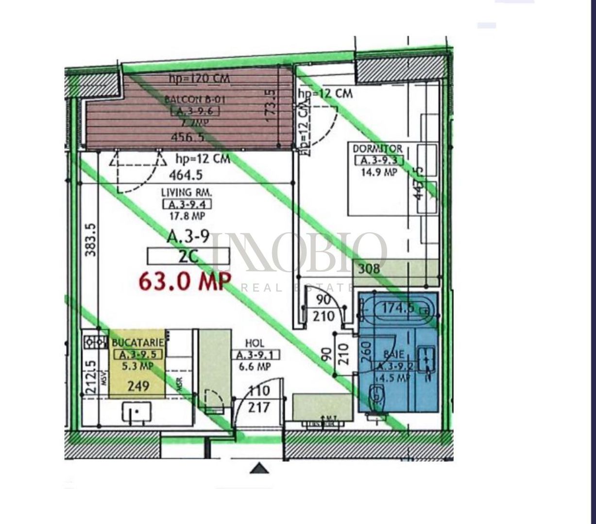 Apartament 2 Camere | One Verdi - Poză 9