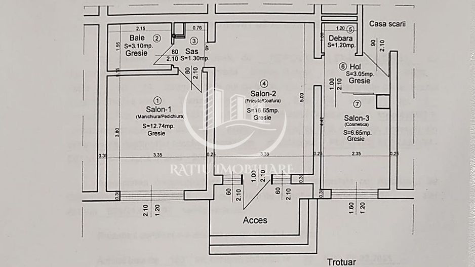 Spatiu comercial + afacere la cheie | Transilvaniei | Rogerius | Oradea - Schiță 13