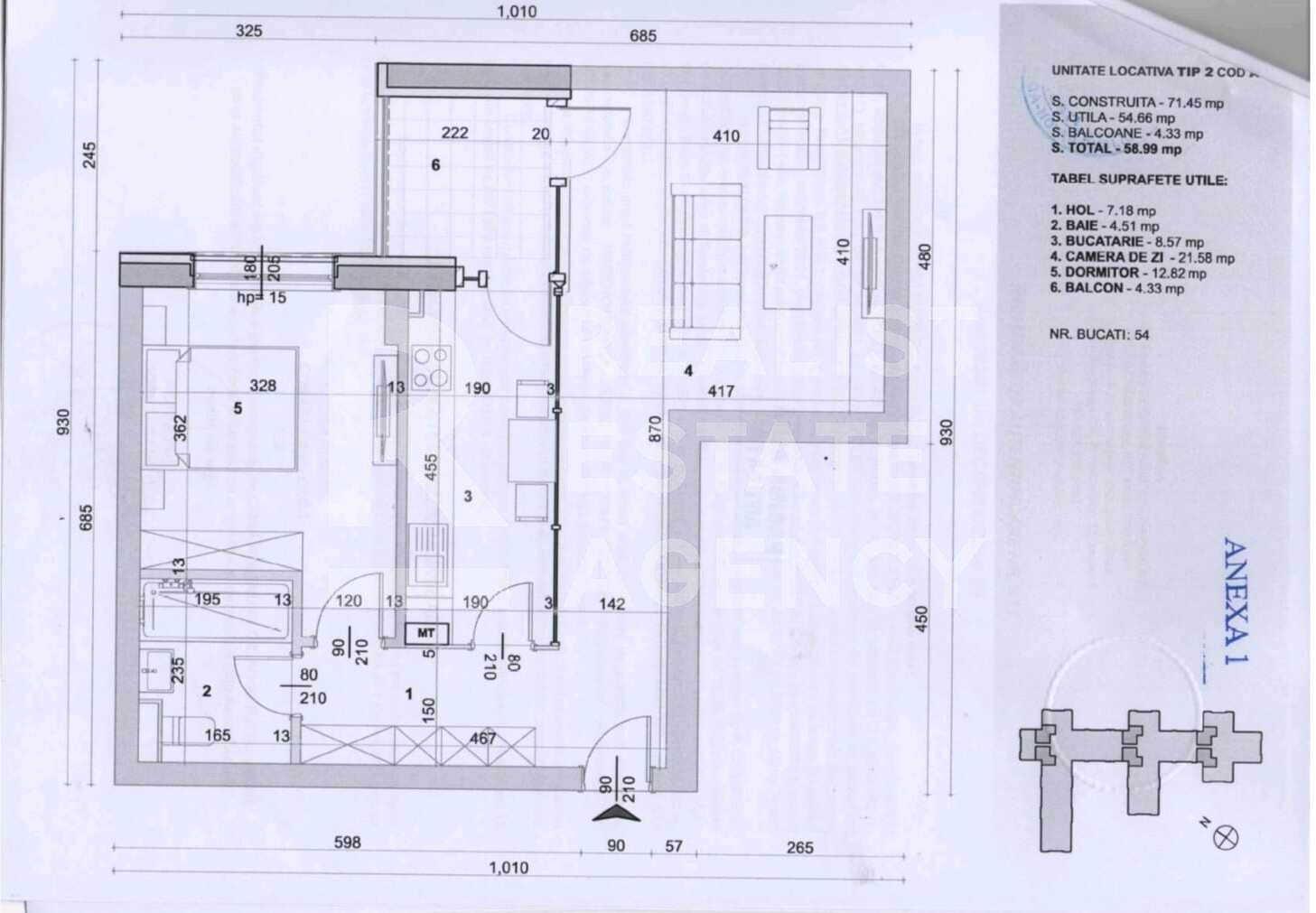 Apartament 2 camere, bloc nou, 15 minute metrou, Obor, Bucuresti - Poză 8