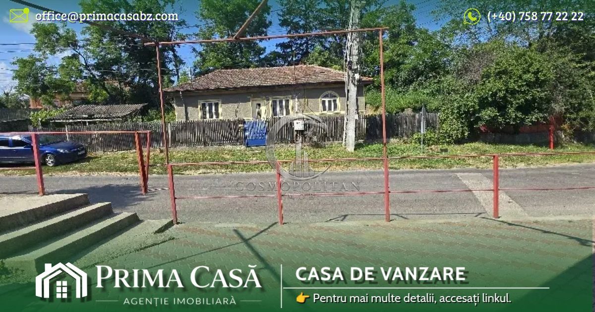 Casa in Berca BZ constructie 1997 teren 460mp Pret: 50.000 neg. - Poză 2