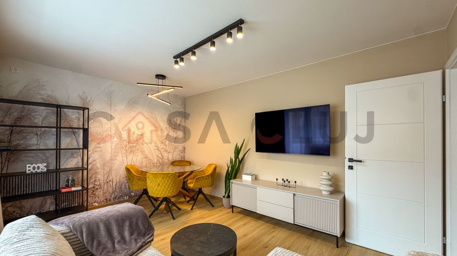 3 camere mobilat modern, la cheie, etaj intermediar - Poză 3