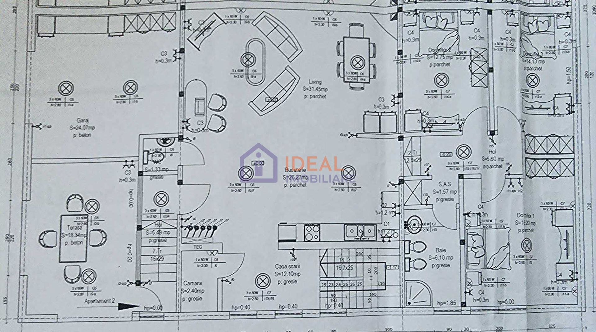 Casa Mobilata Utilata Pe Un Singu Nivel, in Viile Sibiului - Schiță 23