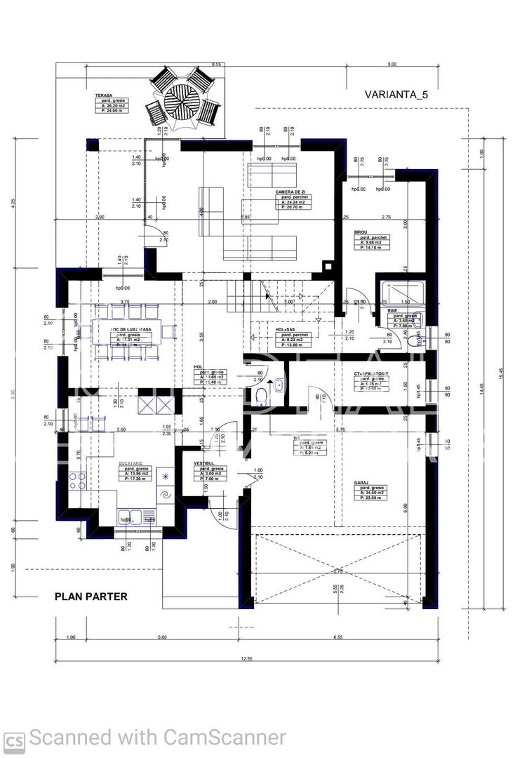 Casa Individuala Morderna cu 4 camere si 450 de mp de curte - Schiță 10