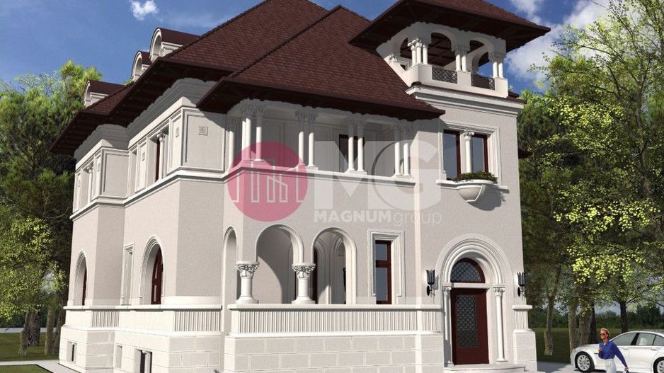 Vila cu arhitectura deosebila de vanzare- Primaverii- televiziune - Poză 6