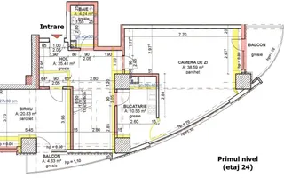 Penthouse 194 mp utili + 4 balcoane, view superb! - Poză 20