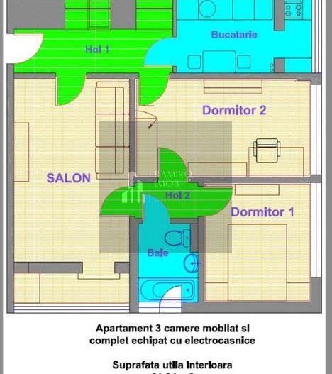 Apartament 3 camere, Sector 4, Giurgiului/ Soimus, renovat, centrala - Poză 12