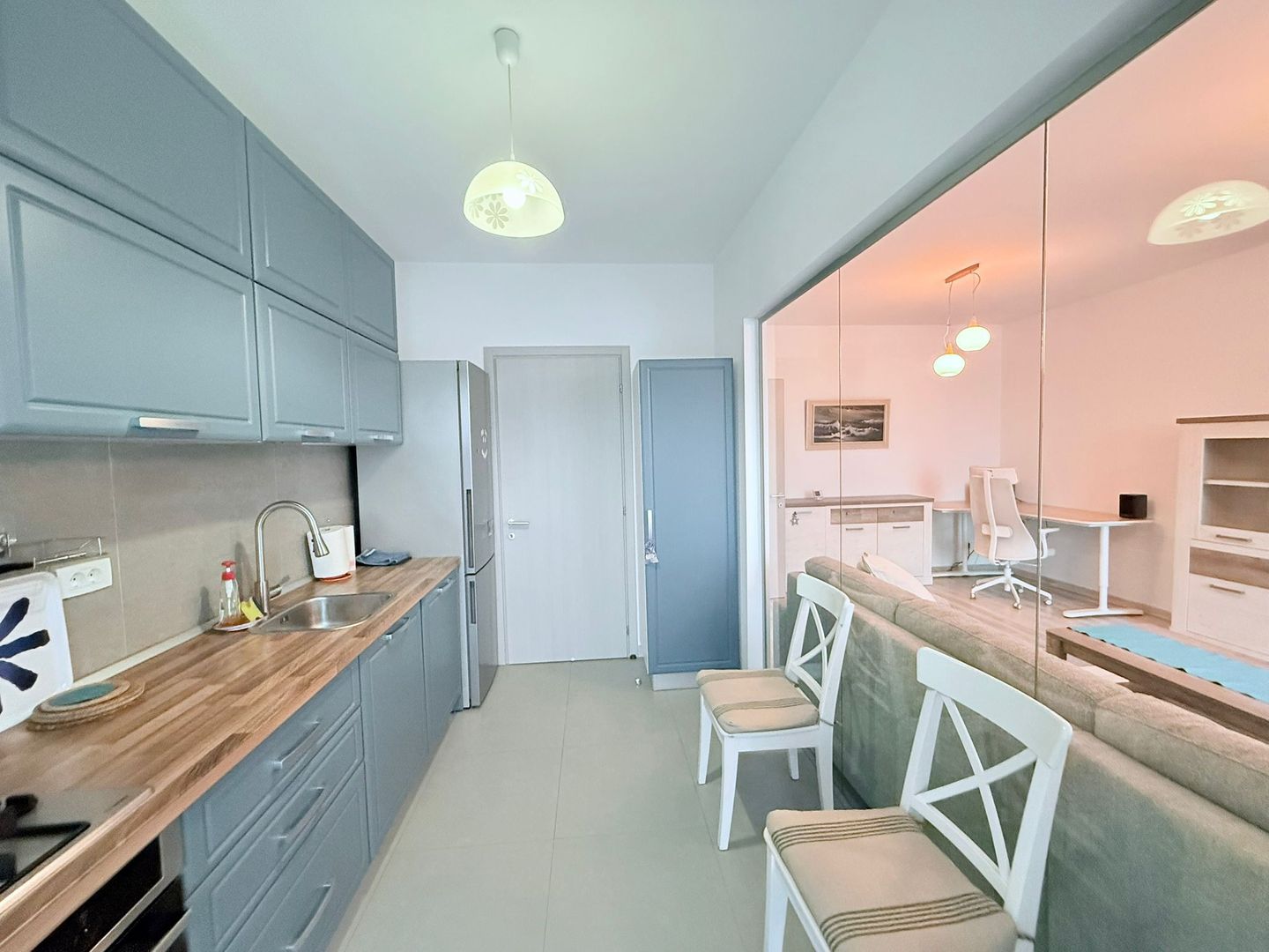 APARTAMENT DE LUX 2 CAMERE MOBILAT & UTILAT BLOC NOU GROZAVESTI METROU - Poză 5