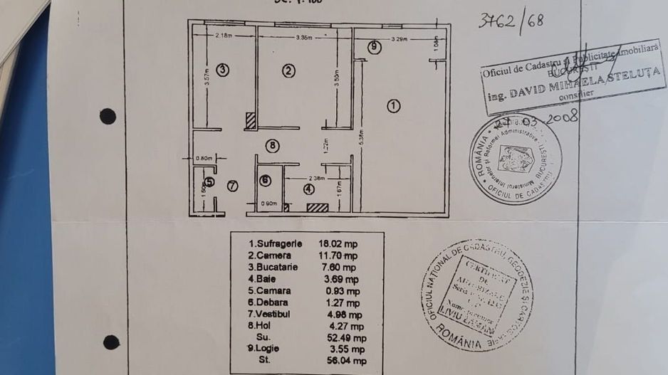 Apartament 2 camere de vanzare Pacii - Poză 1