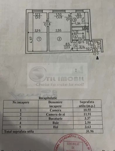 Apartament 2 camere Tatarasi - 55.000 Euro - Poză 8