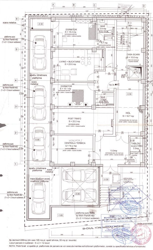 Constructie D+P+3E | Lift | 2 intrari | Parcare Sub | Domenii | Ideal Investitie - Schiță 46
