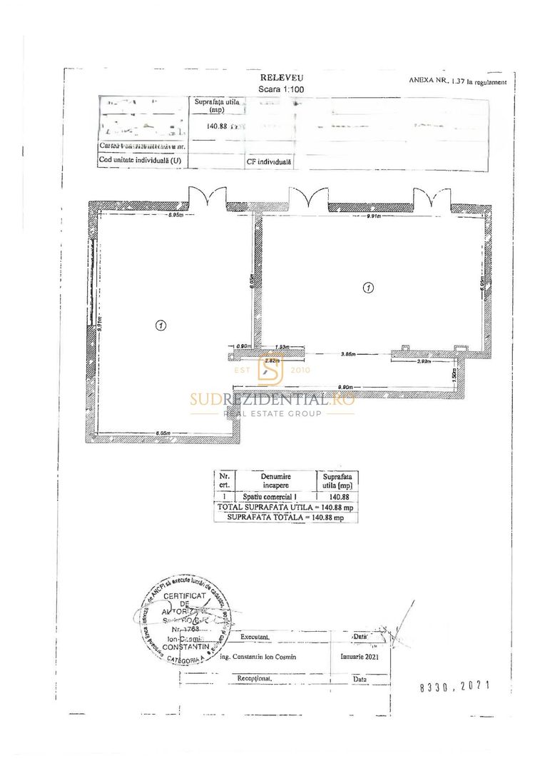 Spatiu comercial premium 140 mp, The Grand Kristal, Sector 4 - Schiță 7