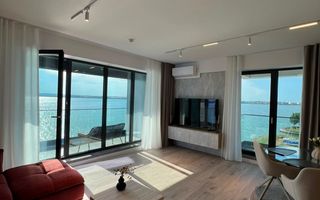 Apartament 2 camere Mamaia | Vedere frontală la lac | mobilat modern - Poză 1
