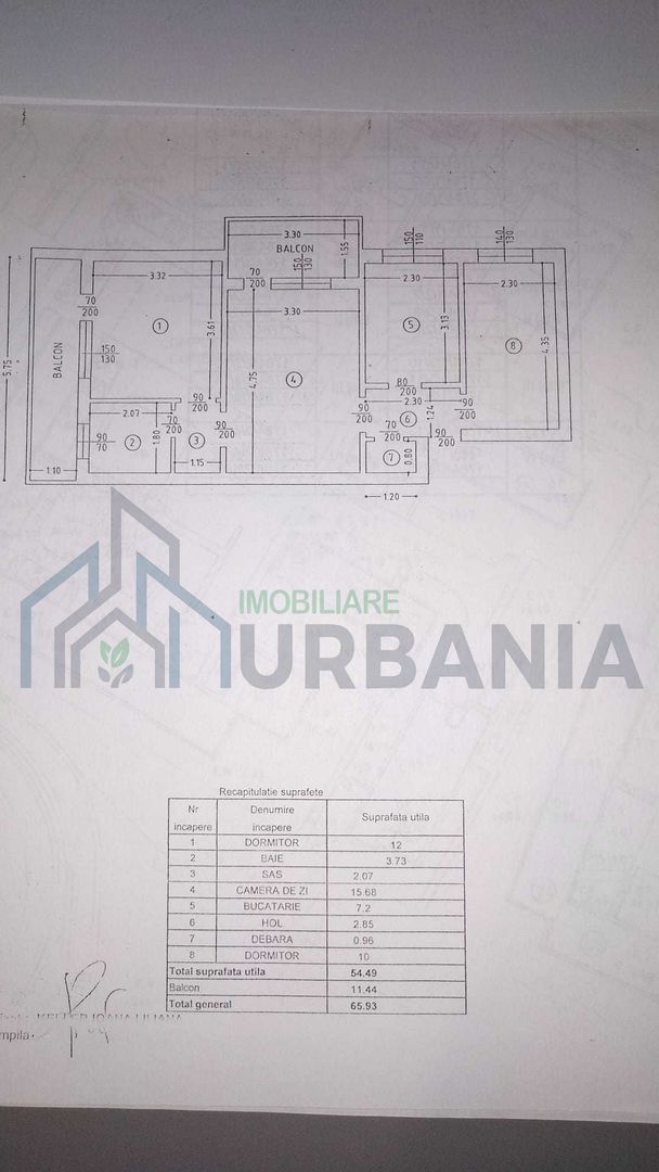 Apartament 3 camere, 66 m², etaj 2/4, zonă liniștită, aproape de Palas, Iași - Poză 8