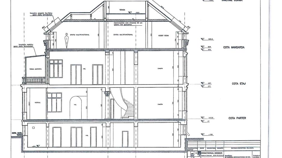 Vila Consolidata | Lascar Catargiu | 620mp utili | Instalatii noi - Schiță 27