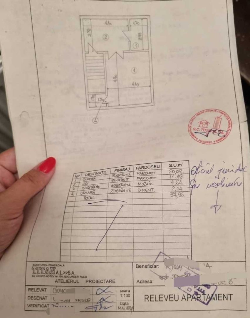 Vand garsoniera in casa nationalizata sector 3 - Poză 8