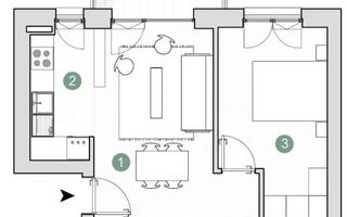Chirie pet friendly Pipera 2 camere | Parcare inclusa - Schiță 19