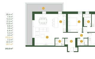 Apartament 4 camere - The Ivy - Jandarmeriei - Poză 14