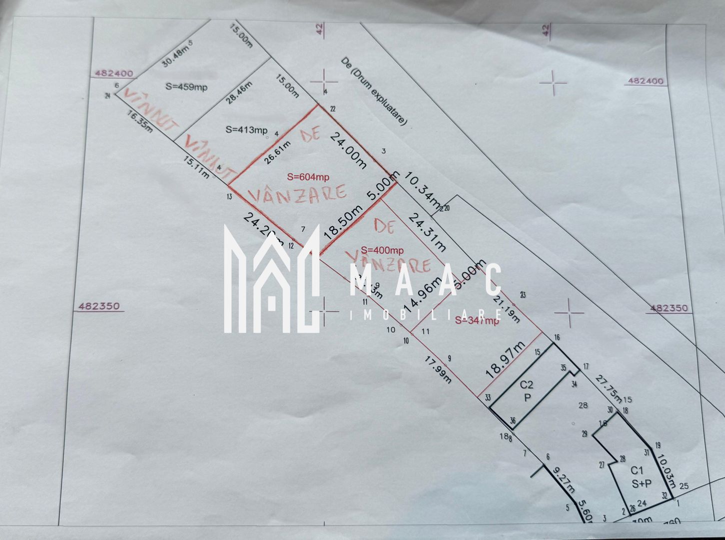 Teren de duplex/ casa | Utilitati | PUZ | Sura Mica - Poză 1