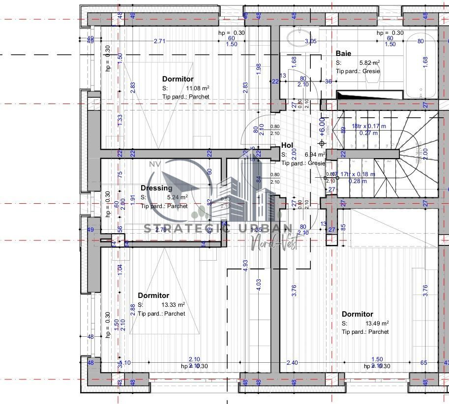Duplex nou, 136 mp utili + terasă rooftop - – Str. Tăutiului, Florești - Poză 7