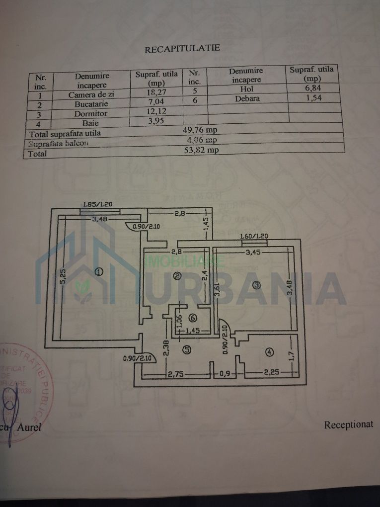 Apartament 2 camere decomandat, etaj 1, Tomesti, Iasi - Poză 5
