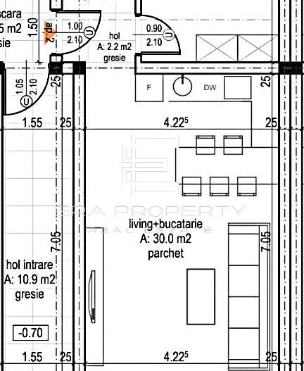 Apartament 2 camere + gradina 50 mp, la cheie , Cristian - Schiță 10