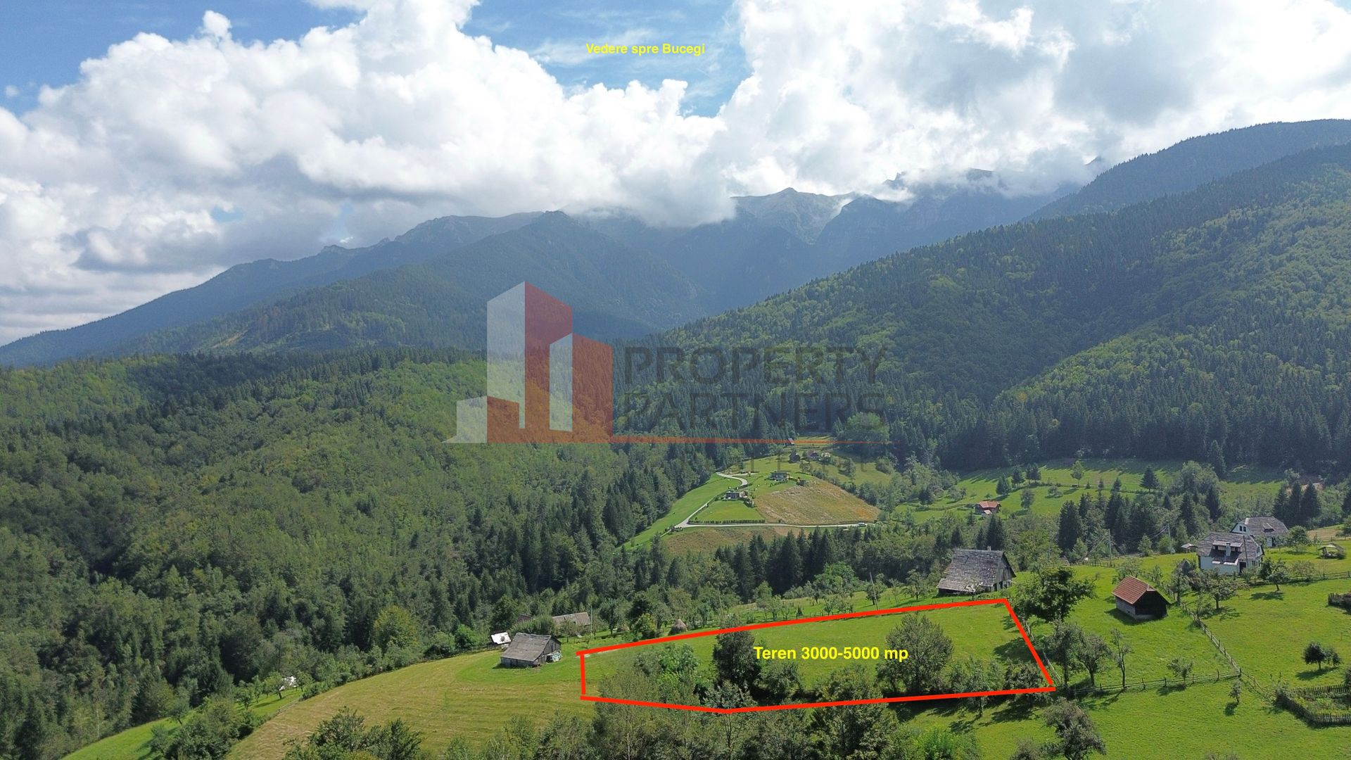 Teren intravilan 3.000–5.000 mp, priveliște panoramică – Bran–Șimon - Poză 1