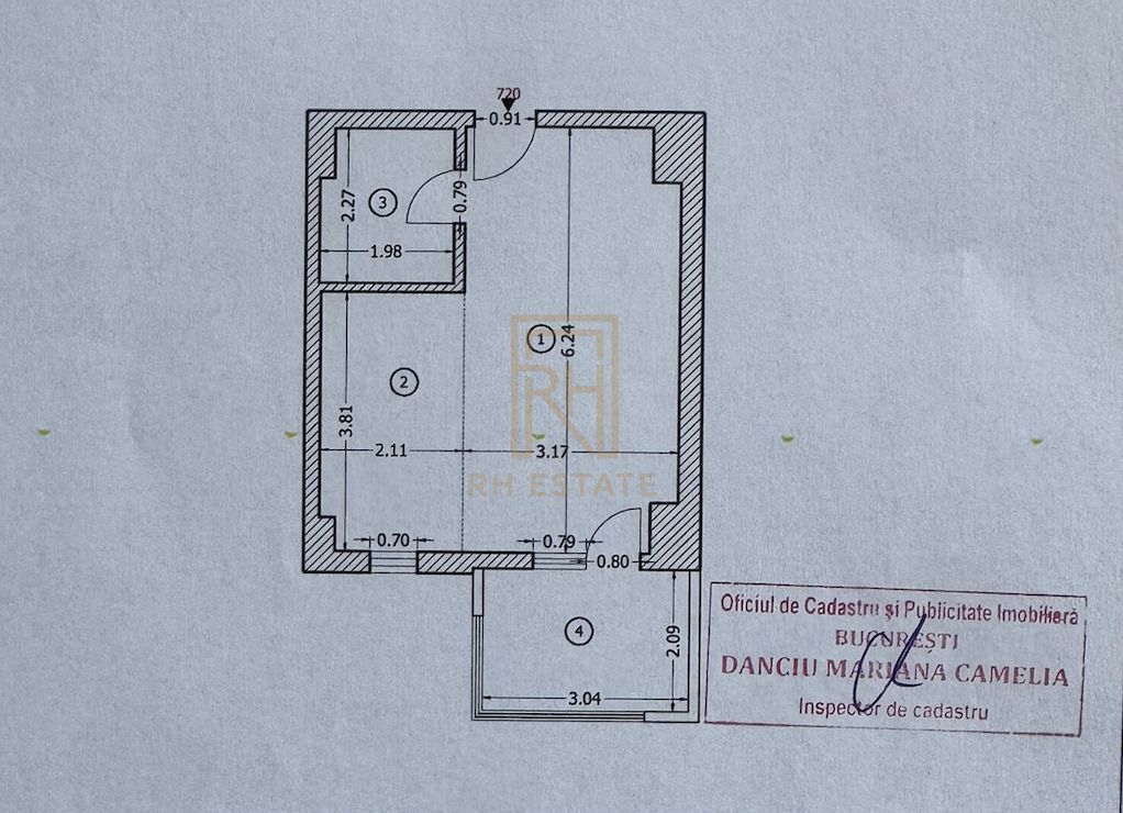 Comision 0% | Garsonieră Premium | Central Address | Sebastian - Schiță 14