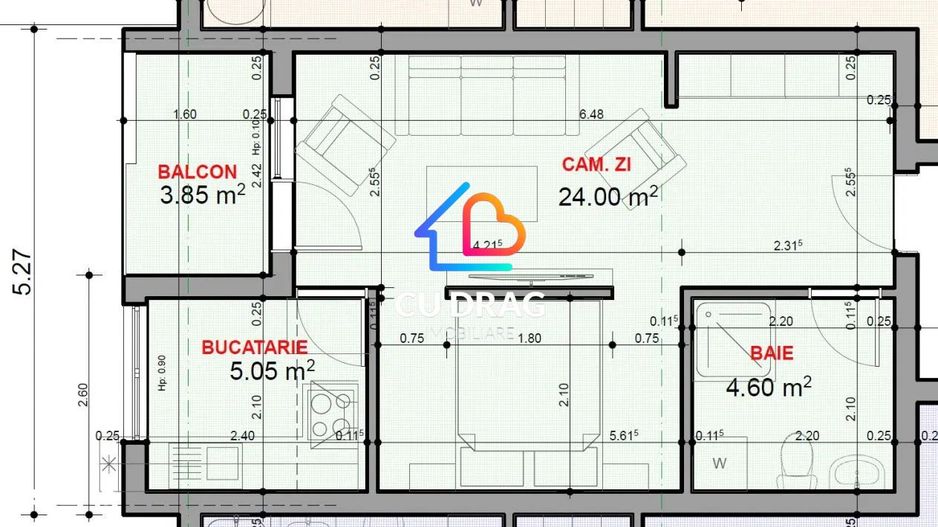 Garsoniera zona jumbo Sibiu finisat la cheie et 1 - Poză 6