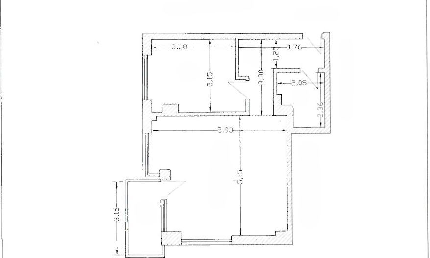 Apartament 2 camere, pe malul mării,  Mamaia Nord - Schiță 9