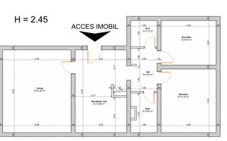3 camere decomandat | Prima Inchiriere | Iulius Town – Matei Basarab - Schiță 21