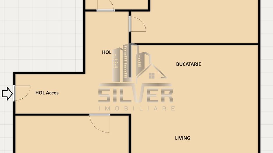 Apartament cu 3 camere + loc de parcare in Floresti, zona Teilor - Poză 14