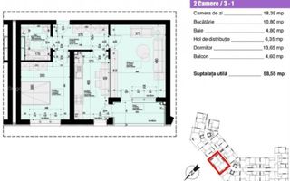 2 camere premium | Orhideea 19 | Grozavesti - Poză 8
