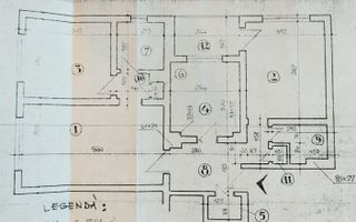 3 camere Tei la 600m de Facultatea de Constructii - Schiță 7