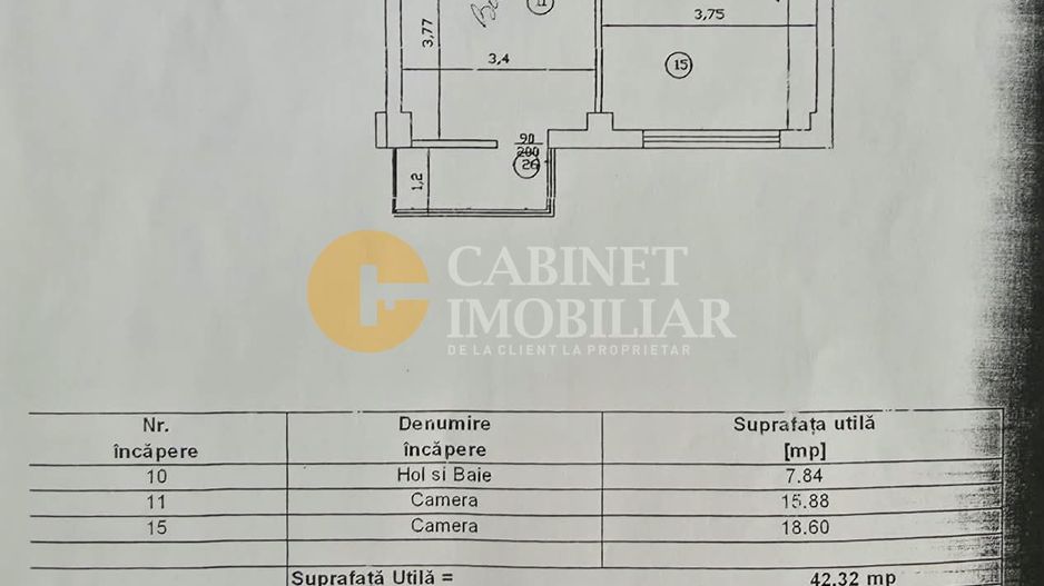 2c, Tatarasi-Metalurgie, etaj intermediar, lift, bloc 2007! - Poză 5