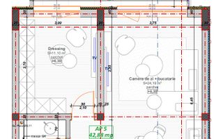 Bloc nou cu finisaje deosebite. Etaj intermediar. Loc de parcare. - Schiță 8