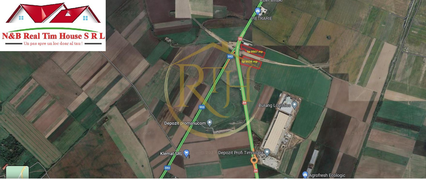 Oferim spre vanzare 2 parcele de teren situate langa Centura Sud - Poză 2