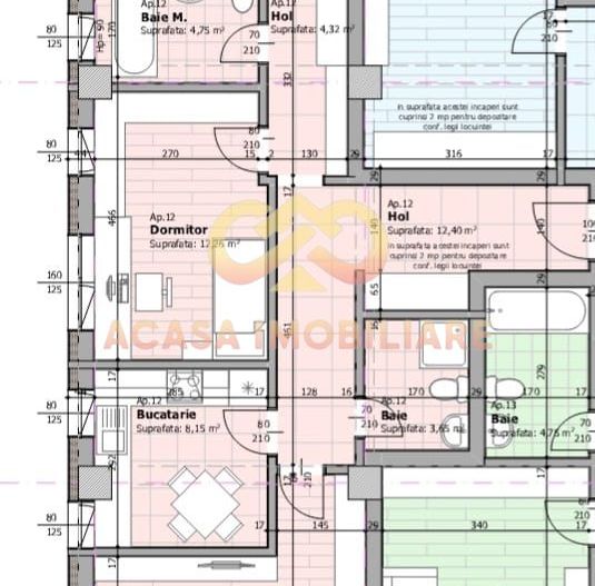 NOU  APARTAMEN 3 CAMERE DEC 2 BAI 84 MP TVA INCLUS - Poză 2