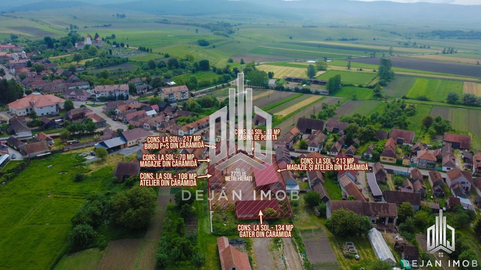 Teren 2.720 MP | Spațiu de birouri | Aita Mare - Poză 3