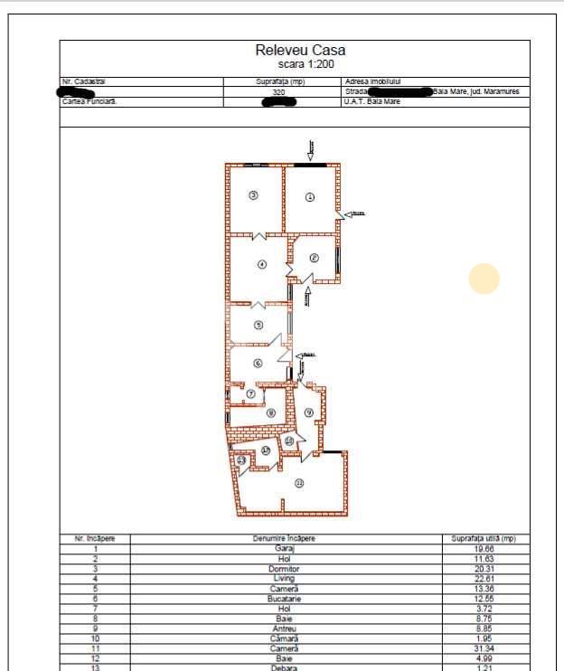 Casa de vanzare | Zona Centru Vechi | 160 mp - Schiță 15