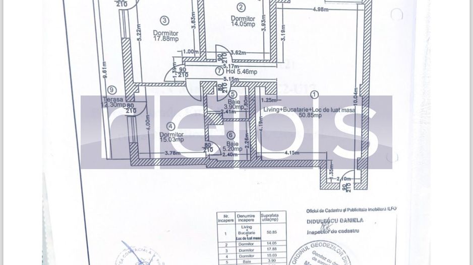 VANZARE 3 CAMERE PIPERA | 112 MP| LUX - Schiță 14