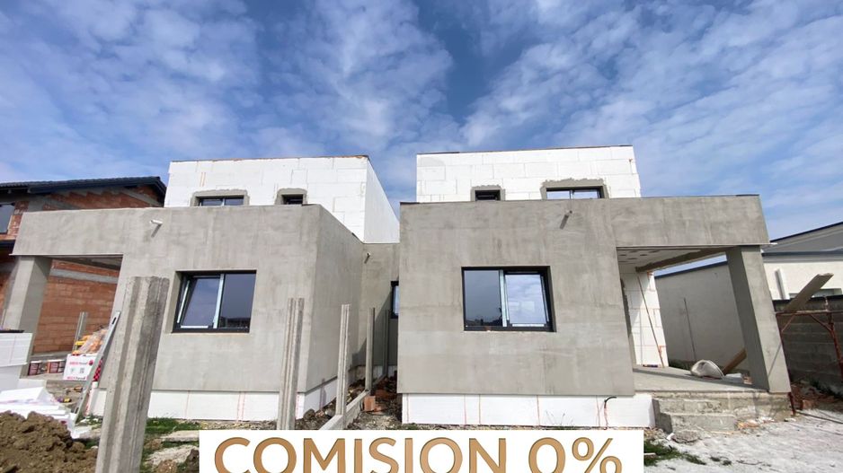 COMISION 0%, Duplex 4 Camere, La Cheie, P+E, 102MP, 335 Teren, SACALAZ - Poză 1