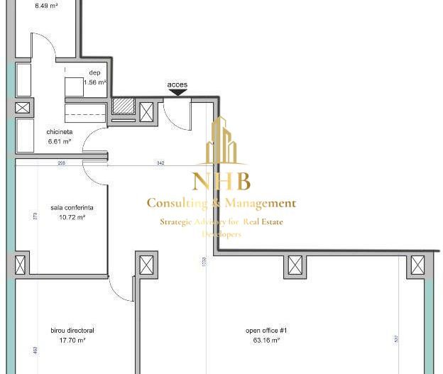Spatiu de Birouri- 100 mp- NICOLAE CARAMFIL - Poză 6