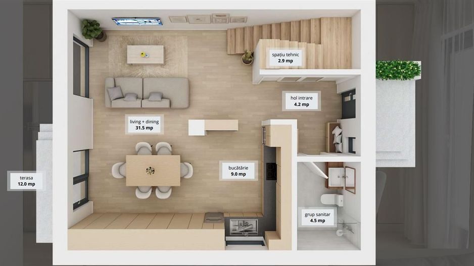 Vila 4 camere | Otopeni | Odaile - Poză 11