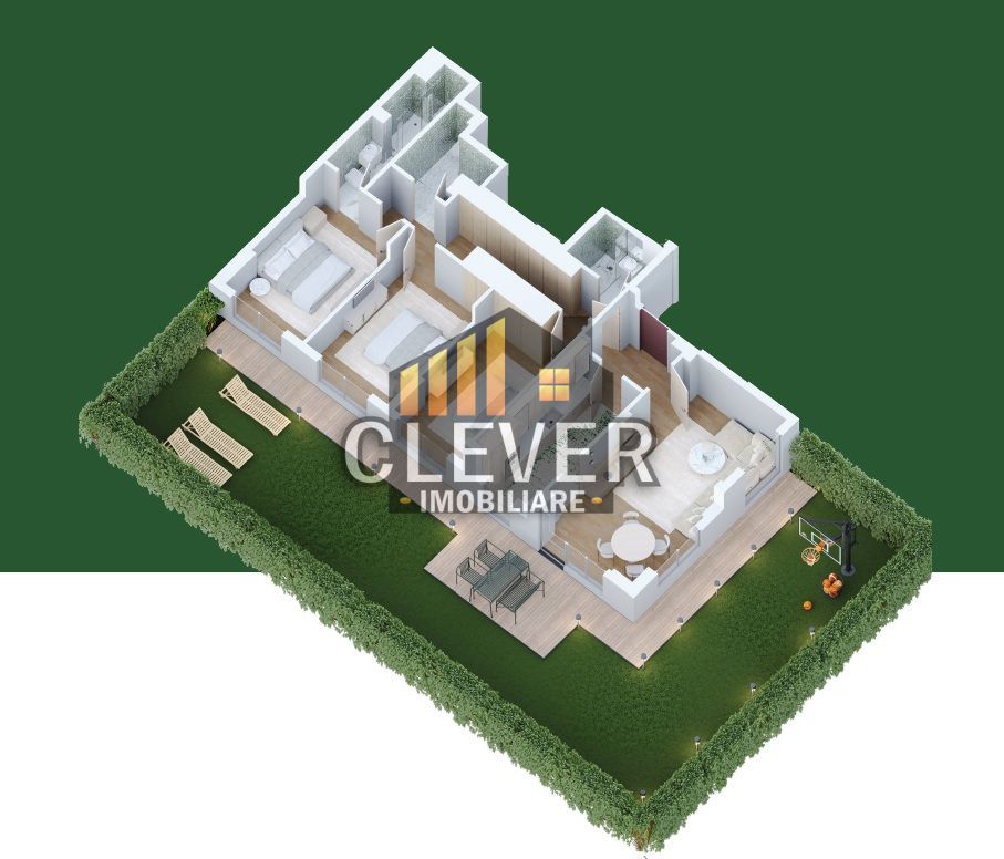 Direct Dezvoltator: Apartament cu 3 Băi și Grădină Privată | Comision 0% - Poză 4