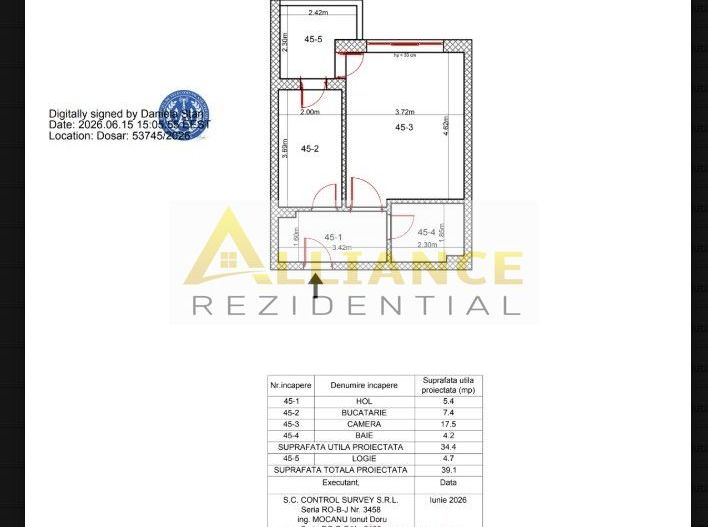Metrou Aparatorii Patriei Garsoniera decomandata 39MP - Poză 6